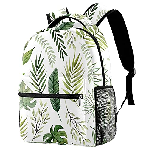 Sac à dos de voyage enfant avec porte-bouteille et imprimé jungle tropicale mixte