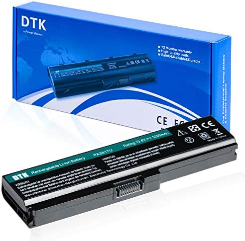 DTK PA3817U-1BRS PA3817U-1BAS Laptop Battery for Toshiba Computer PA3818U PA3819U-1BRS L755 C655 M645 L750P L600 L675 L675D L700 L745 L750D L755D M640 P745 Notebook
