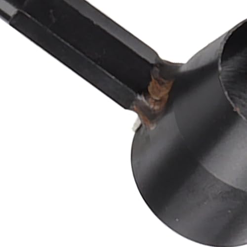 Miniatura 8 de Taladro manual de barrena de acero al carbono negro, excavadora de madera de supervivencia portátil de alta dureza para carpintería silvestre