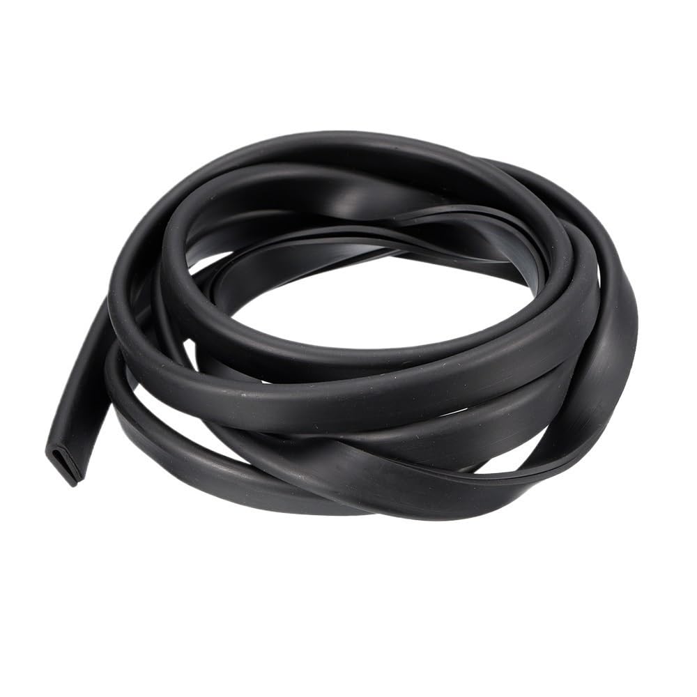 1M U Channel Moulding Trim Strip - Round/Square Edge Guard Rubber Sealing Strip(6x10mm)