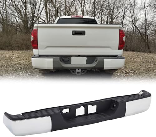 Rear Step Bumper Assembly for 2014-2021 Toyota Tundra Pickup Chro...