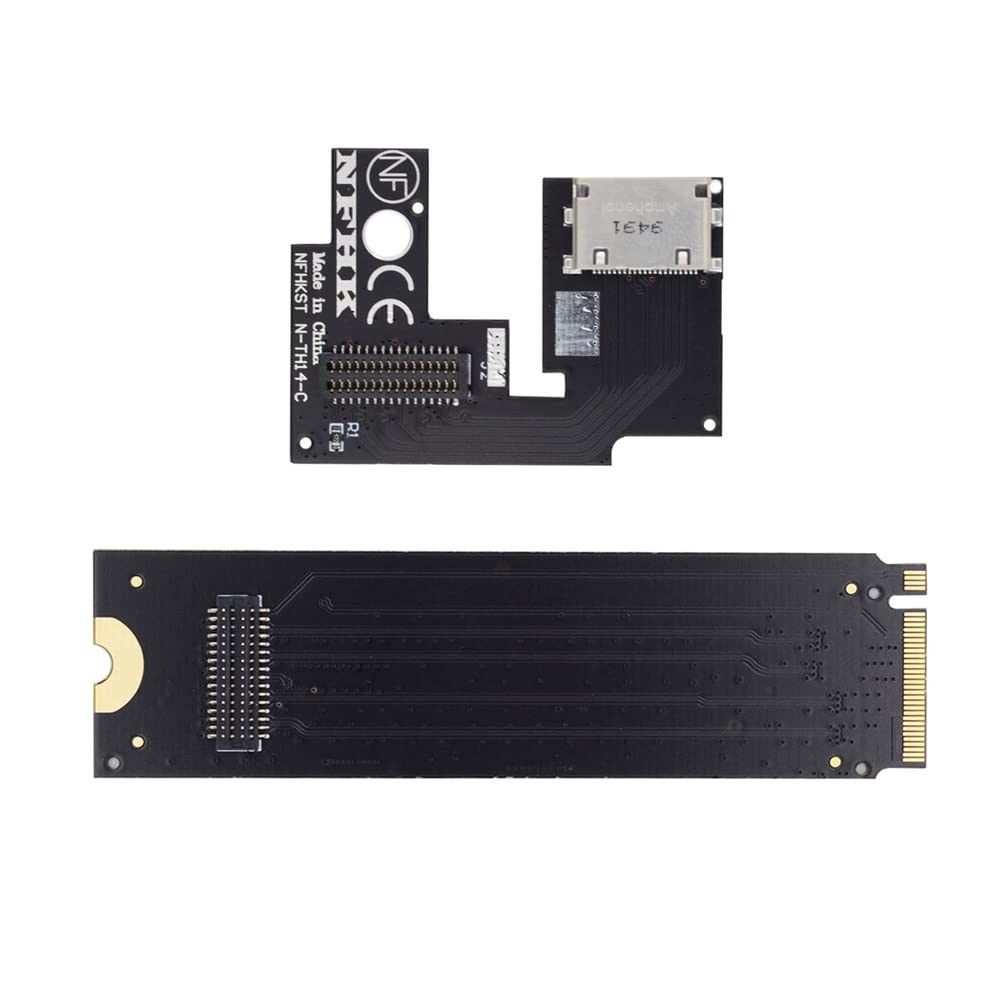 NFHK PCI-E 3.0 M.2 M-key to Oculink SFF-8612 SFF-8611 Host Adapter for ThinkBook 14+ External Graphics Card & SSD