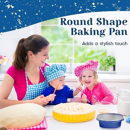 Miniatura 5 de KitchenDance - Vasos desechables de aluminio de 5 onzas, de colores, para hornear #A41- Paquete de 100