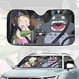 RESWAG Anime Foldable Car Windshield Sun Shades Fit 51x27.5 in Universal Car Truck SUV Keeps Your Vehicle Cool Car Accessories Decorate