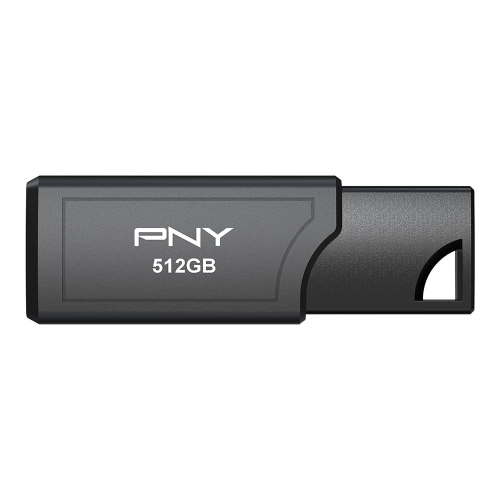 PNY 512GB USB PRO Elite V3 USB 3.2 Gen 2, fino a 1000 MB/s in lettura, 800 MB/s in scrittura, prestazioni estreme per archiviazione e trasferimento di dati, design metallo premium, connettore tipo A