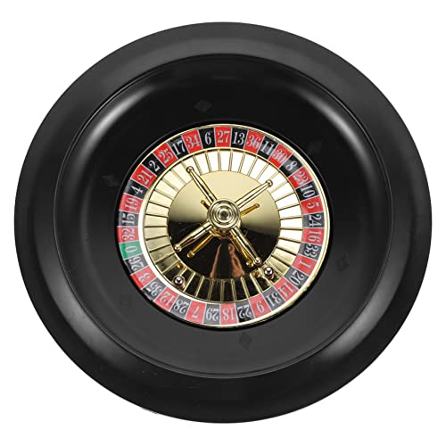 PERSELOSO Poker Wheel Spielset Rotierendes Roulette Für Partys Tischspiel Unterhaltung Für Geburtstagsfeiern Und Spieleabende