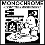 Photo Gallery monochrome spooky vibes: cute & spooky halloween coloring book – cozy one black pen designs for adults and kids for fun and stress relief Photo Gallery monochrome spooky vibes: cute & spooky halloween coloring book – cozy one black pen designs for adults and kids for fun and stress relief
