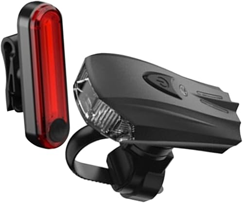 BESPORTBLE Juego de luces de ciclismo, 2 unidades de luces para bicicleta, carga de construcción robusta de abdominales