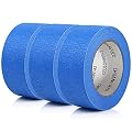 CHUANGSEED 3-Pack Blue Painters Tape 1.88 Inches x 60 Yards Blue Masking Tape Bulk - Sharp Edge Line Technology, Produces Sharp Lines Residue-Free and Artisan Grade Wall Trim Tape