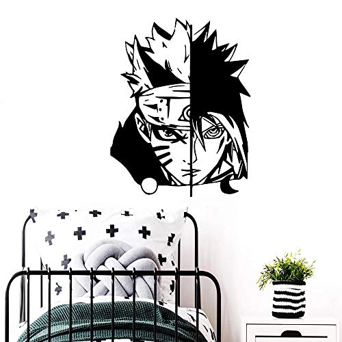 YINSHENG Beauté Naruto Stickers muraux Auto-adhésif Vinyle étanche Mur Art Autocollants Enfants Chambre décor à la Maison Vinyle Art Autocollants Fleur Salon Chambre décalcomanie autoc 57cm X 72cm