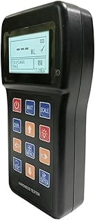 Professional Digital Hardness Tester, for Metal Stainless Steel Copper Aluminum Hardness Tester (Size : No Standard Block A)