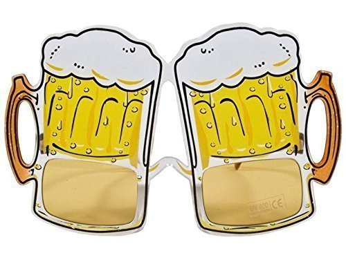 Preisvergleich Produktbild Grün Neuheit Bier Brille Kostüm Zubehör