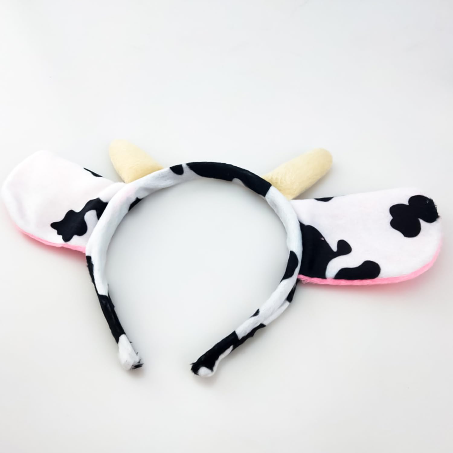 JNAWA 3 Pieces Cow Costume Set Cute Cow Headband Bow Tie Tail Cartoon Animals Party Supplies Cow Clothing Fancy Dress for Boy Girl Cosplay Party Halloween - Image 3