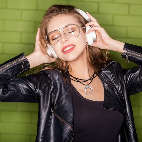 9 Pcs Gothic Choker Necklace for Women Black Star Moon Vintage Y2k Rock Necklace for Mother's Day Jewelry Gift4