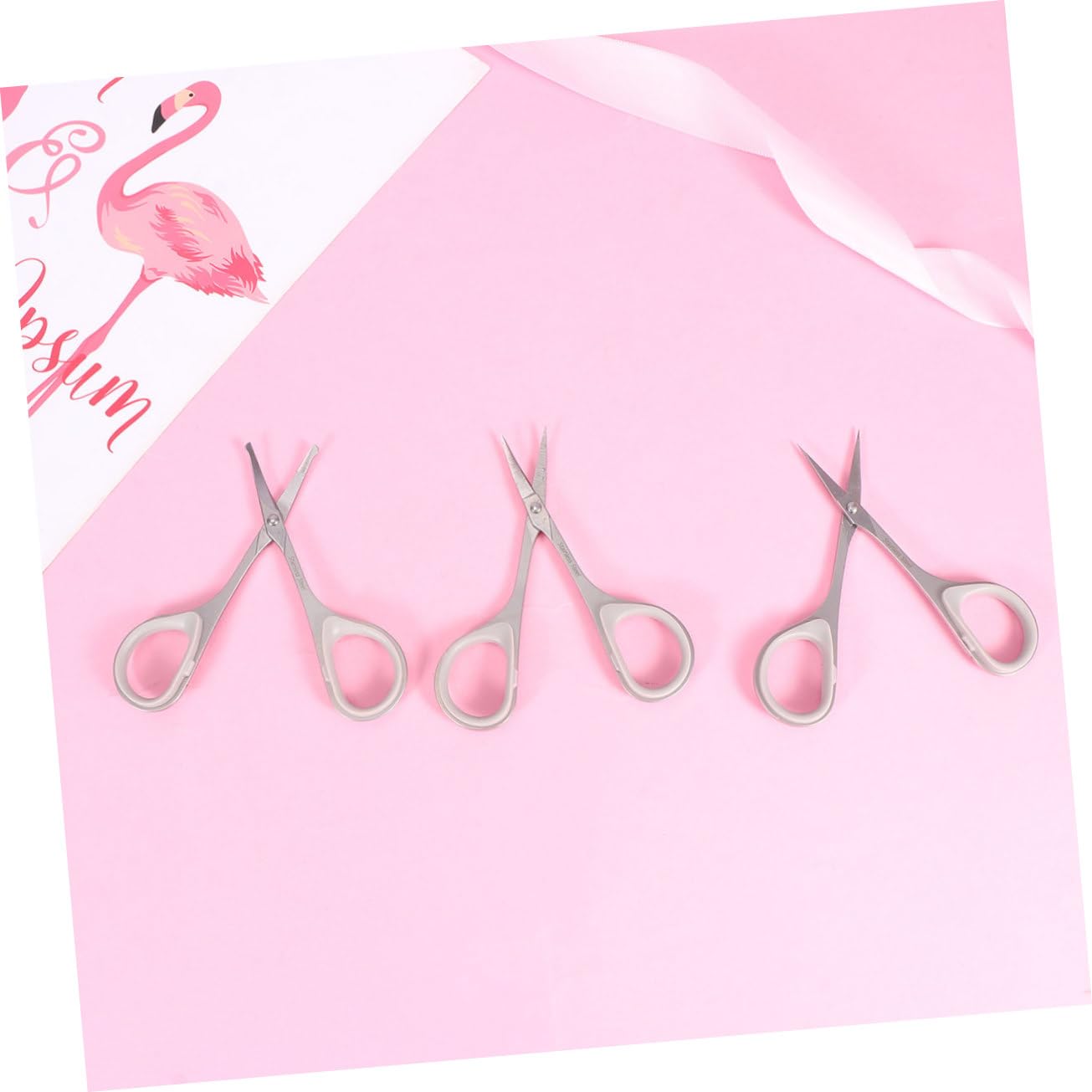 Baluue 9piezas Tijeras Inoxidable Para Depilación Cortahilos Recortadora De Nasal Tijeras Para Cejas y Facial De y Precisas