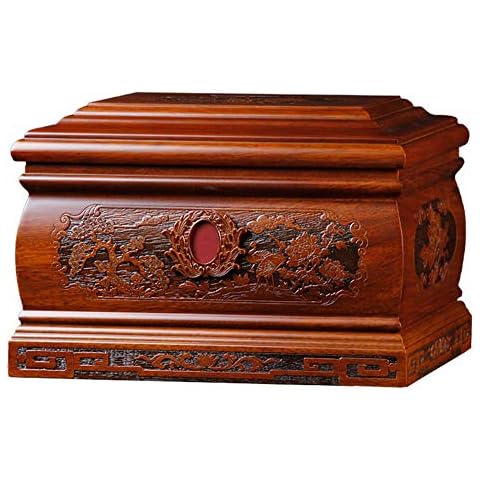 YJR Cremation UrnsFor Ashes Exquisite embossed decoration for storing human ashes, perfect souvenir Funeral Urn Large Cremation Ashes Urn Cover