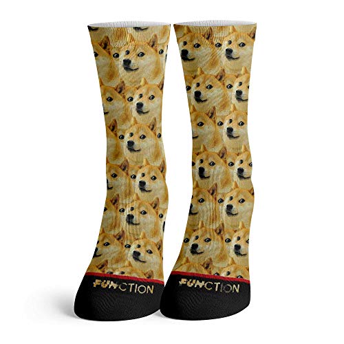Function Dog Crypto Shiba Inu Meme Stock Rocket Socks