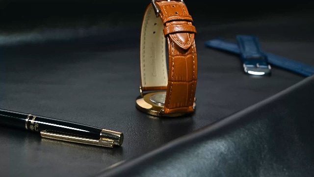 18/20/22/24mm In Pelle Cinturino Pieghevole Chiusura - Foto 9