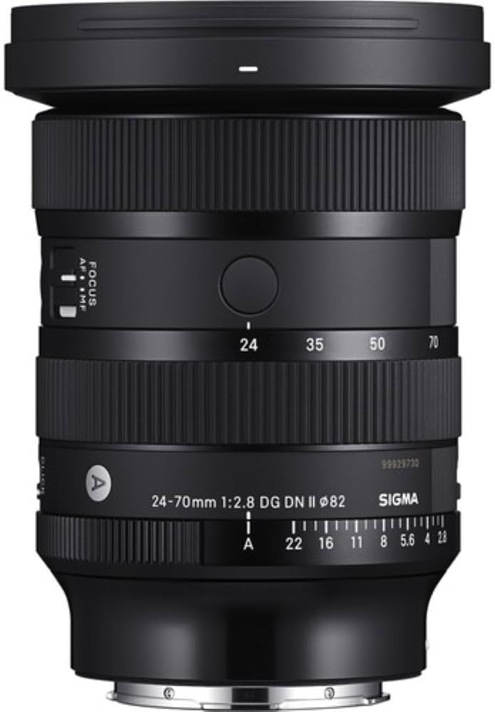 SIGMA 24-70mm F2.8 DG DN II レンズ Sigma 24-70mm F2.8 DG DN II Art Lens with High Sharpness and Water