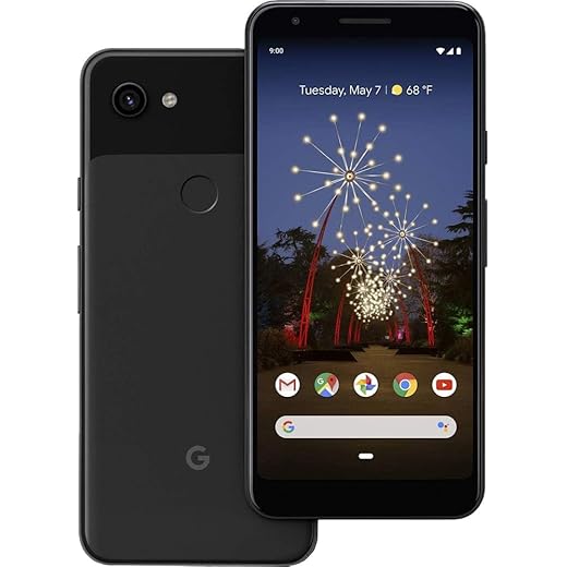 Google Pixel 3A da 64 GB, smartphone Android 9.0 (colore nero “Just Black”)
