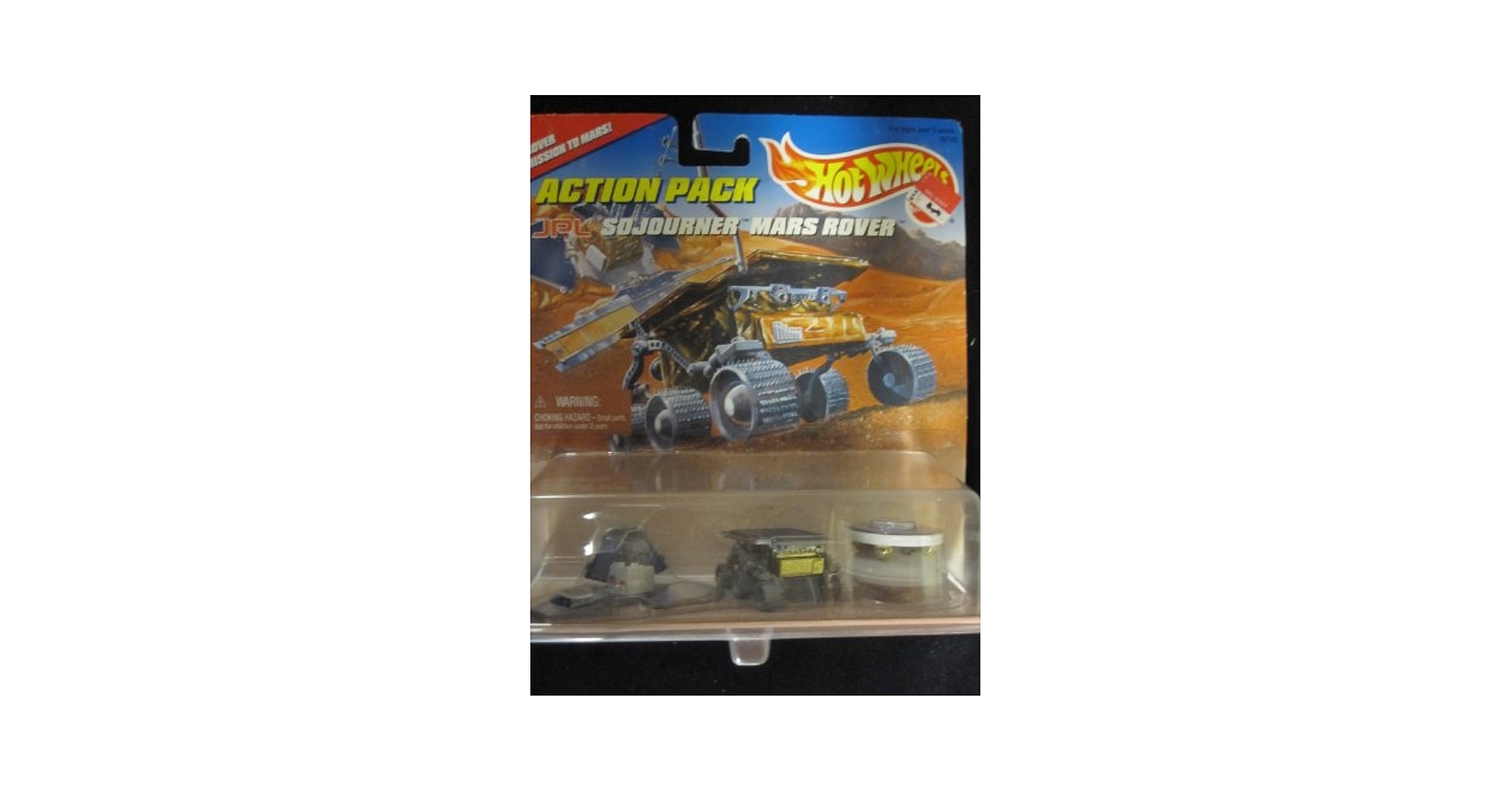 ミニカー Sojourner Mars Rover Amazon.com: Hot Wheels JPL Sojourner Mars Rover Action Pack