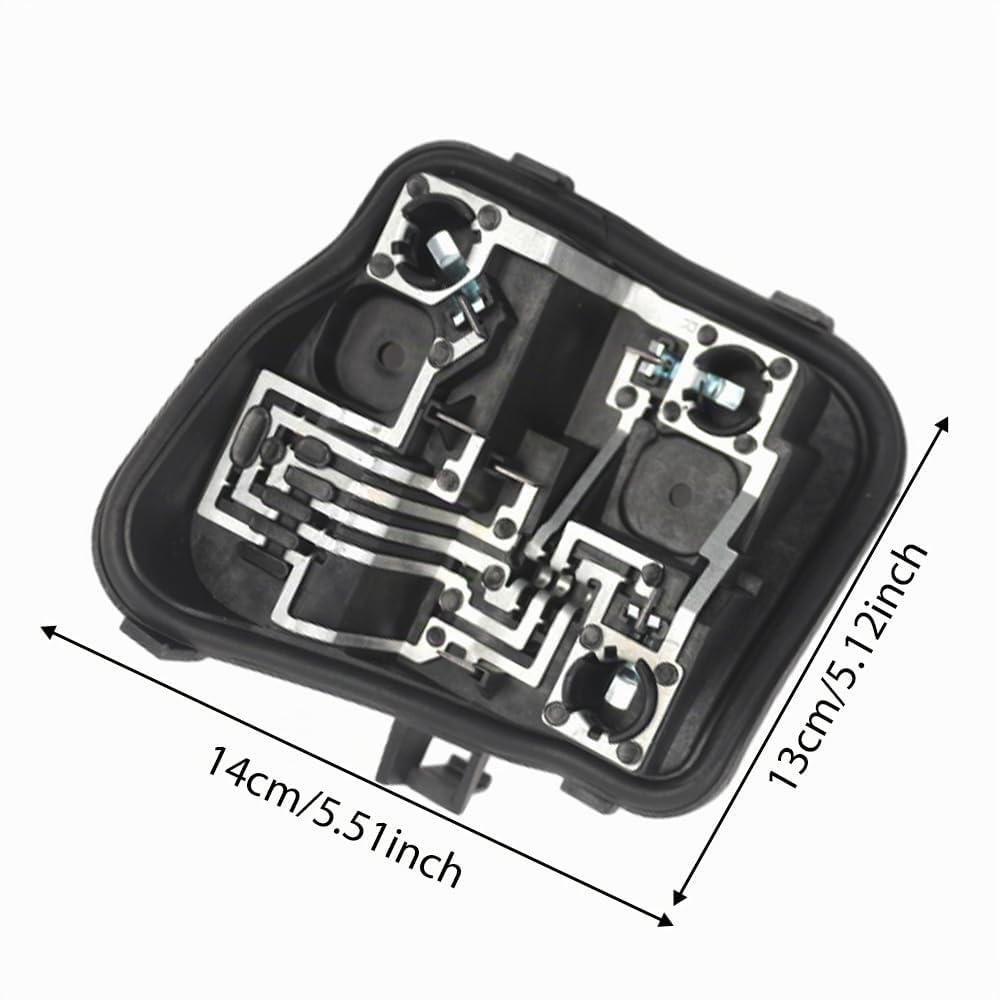 Support de feu arrière Riloer, compatible avec Audi A3 5 portes Sportback 8P restylée (2009-2013), référence 8P4945258D (côté droit).