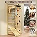 Swedish Ladder 7-in-1, Indoor Wooden Playground, Rock Climbing Wall for Kids and Adults, Kids Indoor Playset, Wooden Jungle Gym, for All Levels and Abilities