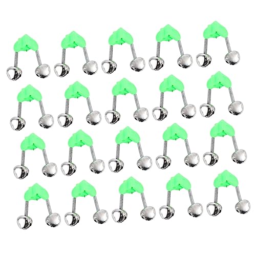 Hemoton 100Pcs Fishing Alert Bell High Sensitivity Fishing Rod Alarm Bells for Easy Bite Detection Durable Material Fishing Accessories for Enthusiasts