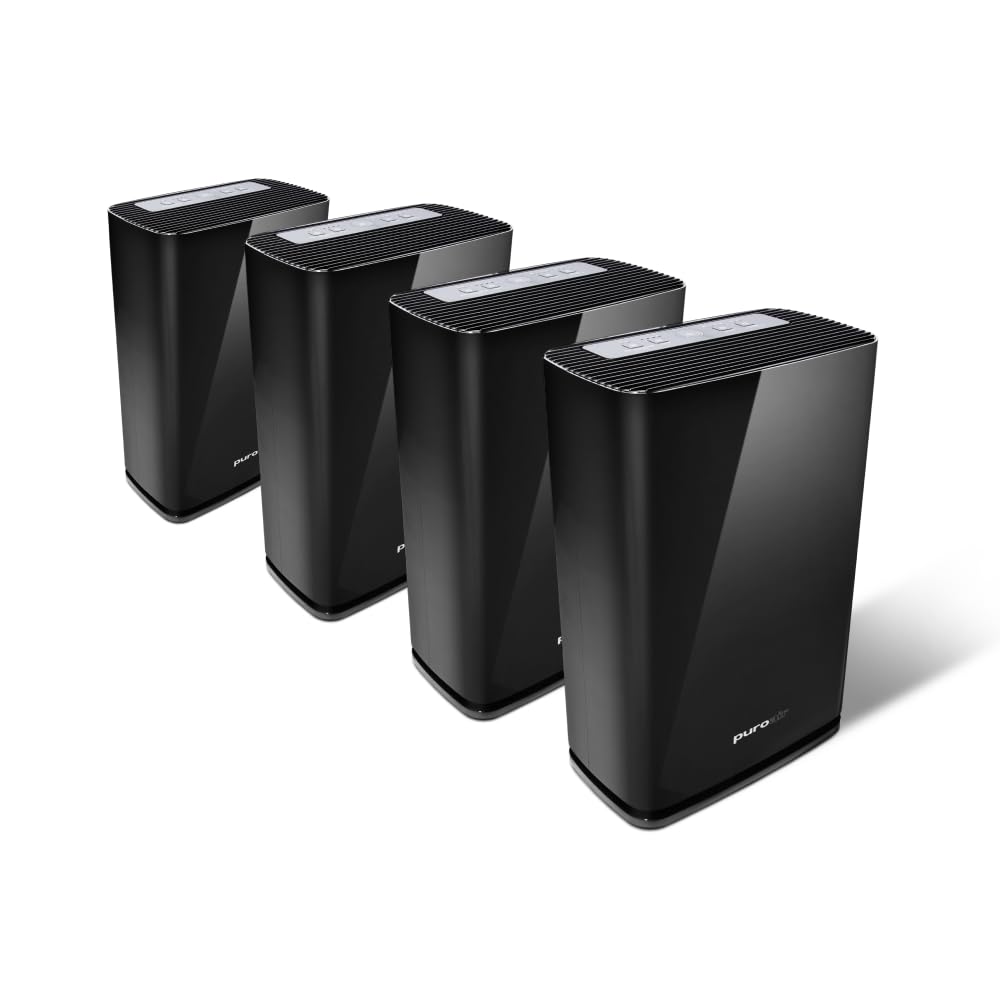 PuroAir 400 HEPA Air Purifiers for Home Large Rooms - Covers 2 000 Sq Ft - Filters Up