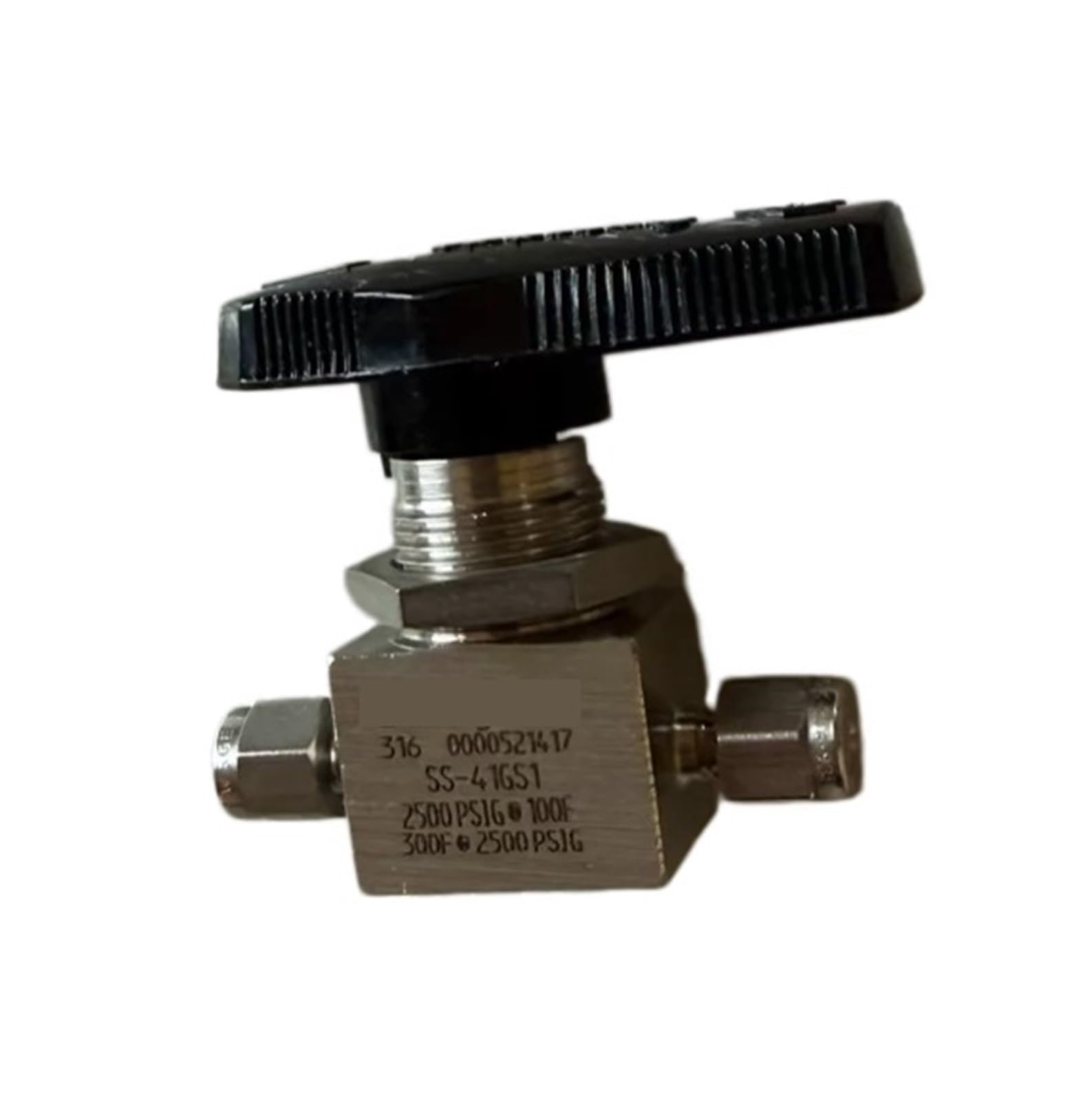 Hqdrcy One Color 1-Piece Stainless Steel Ball Valve Ss-41Gs1 1/16In For Automated Machining