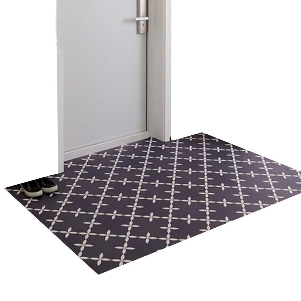 Tapis de porte mince 2mm pour bloquer la saleté sans coincer les portes basses