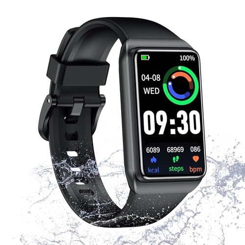 Fitness Tracker Step Counter with 24/7 Heart Rate Blood Oxygen Sleep Monitor, 1.47'' Activity...