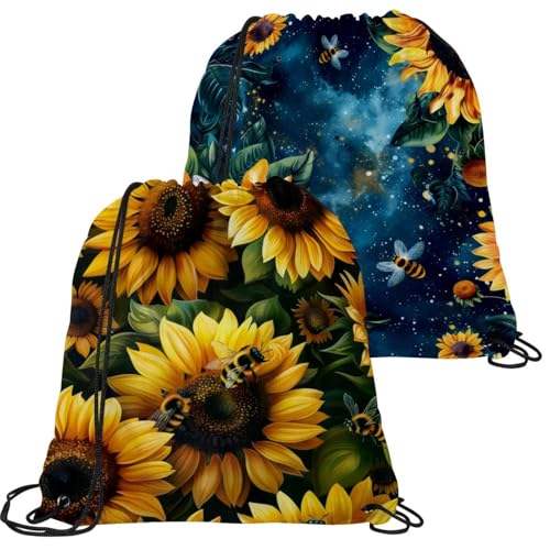 Sac à dos cordon étanche pliable lot de 2 sport voyage gym homme femme