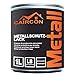 Produktbild CAIRCON Metalllack Metallfarbe Decklack für Metall Stahl Eisen Reinweiss 1L