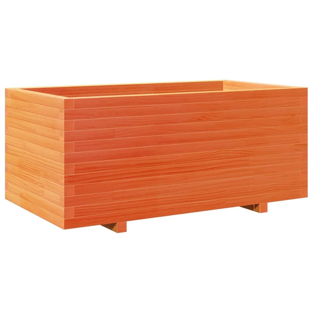 Jardinière en bois de pin 110cm pour protéger les racines des plantes du gel