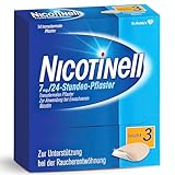 Nicotinell Pflaster 7 mg / 24-Stunden- Nikotinpflaster, 14 St.: Pflasterstärke Leicht. Raucherentwöhnung. Mit der Steady-Flow Technologie hilft. Nikotinpflaster. Rauchen aufhören. Nikotin aufhören