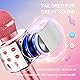 GeschenPark Mikrofon Kinder, Bluetooth Karaoke Mikrofon Geschenk Mädchen 3-12 Jahre Spielzeug Mädchen 4-10 Jahre Microphone Geburtstagsgeschenk - Ostern Geschenke Kinder