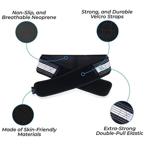 Miniatura 4 de KCRPM Cinturón de alta calidad, alivia el dolor de espalda y la ciática, soporte de espalda baja para hombres y mujeres, soporte de cadera para
