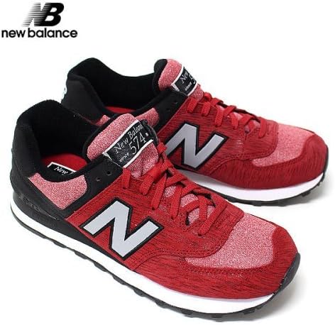 Amazon ニューバランス スニーカー ランニングシューズ ミッドカット 574 Ttbレッド ラメ Ml574 Ttb 並行輸入品 スニーカー