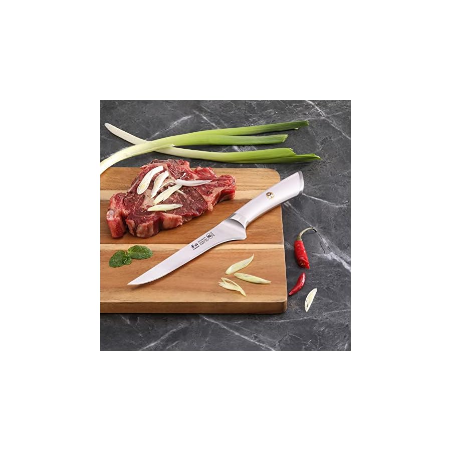 Cangshan-ELBERT-Series-German-Steel-Forged-6-Boning-Knife-White Cangshan ELBERT Series German Steel Forged 6" Boning Knife (White)