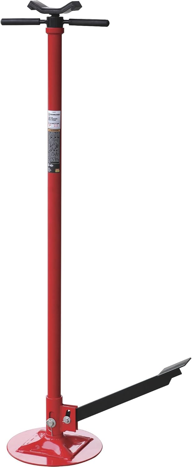 Strongway High-Position 3/4-Ton Under Hoist Jack Stand with Foot Pedal Pump