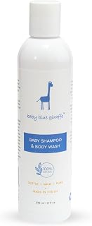 Baby Shampoo and Body Wash, Natural Baby Wash and Mild Baby Shampoo, Gentle Baby Soap and Shampoo for Sensitive Skin and Hair, No Harmful Chemicals, 8 fl oz