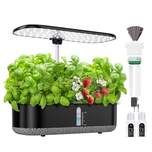 Hydroponics Growing System with Adjustable LED Light
