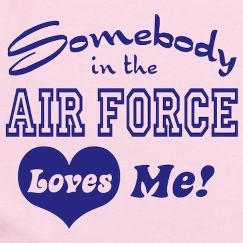 CafePress Somebody in The Air Force Loves Me Infant Bodysuit Cute Infant Bodysuit Baby Romper2