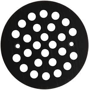 Bropury Round 4-1/4-Inch Screw-in Shower Strainer Drain Grate ...