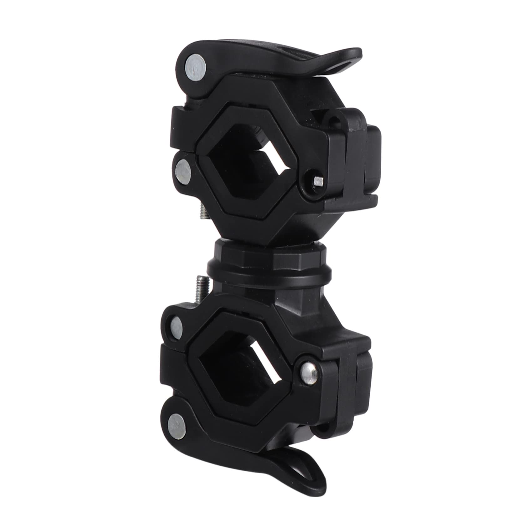 VICASKY 1Set Bike Flashlight Holder Bracket Durable Light Mount for Front Lamp Compatible with Various Handle for Cyclists and Night Riding
