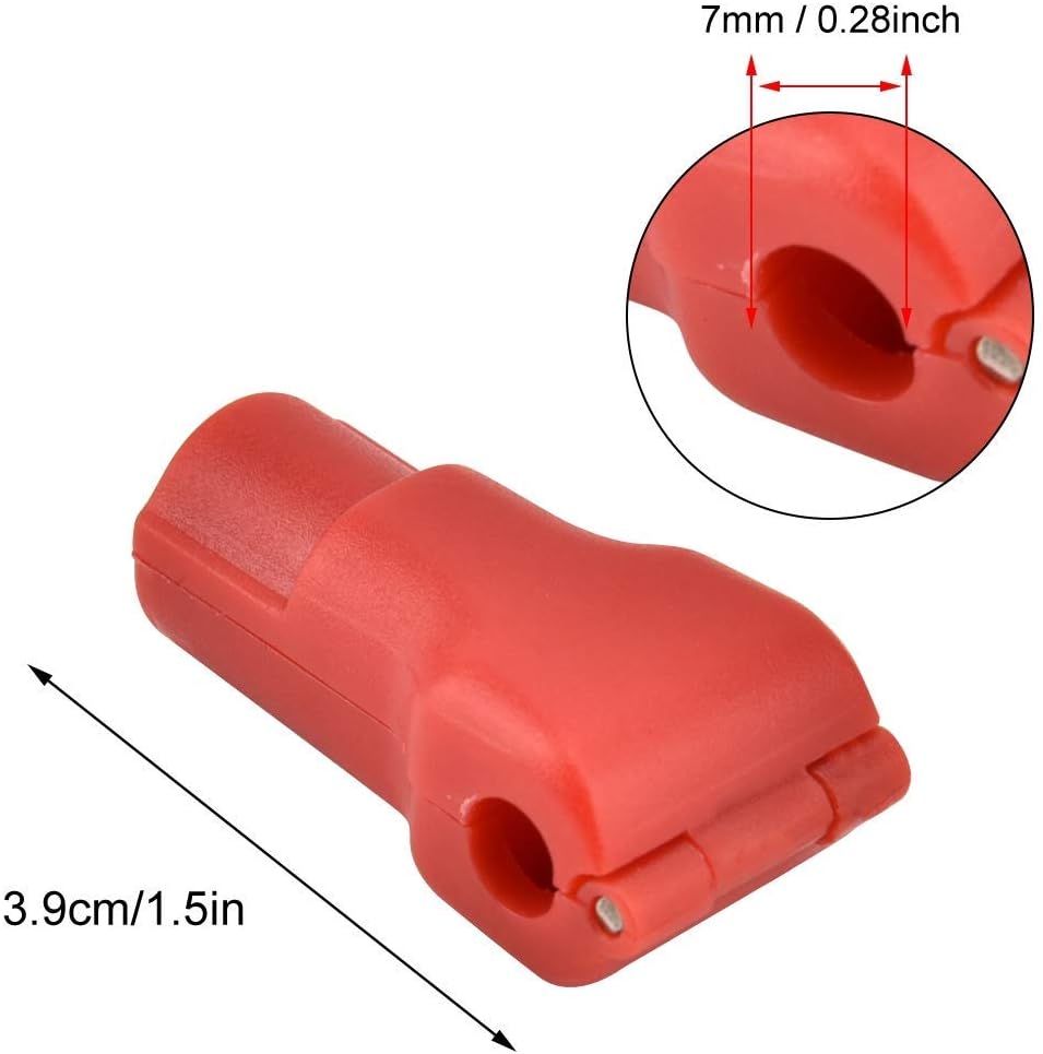 Magnetic Display Shelf Lock, 100 Pcs Anti Theft Hook Set | Retail Store Anti Theft Lock with 4.5mm, 6mm, 7mm Holes, ABS Plastic, for Supermarkets and Merchandise Displays