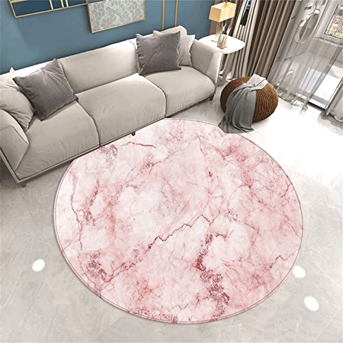Alfombras Redondas 120 Rosa Marca Generic