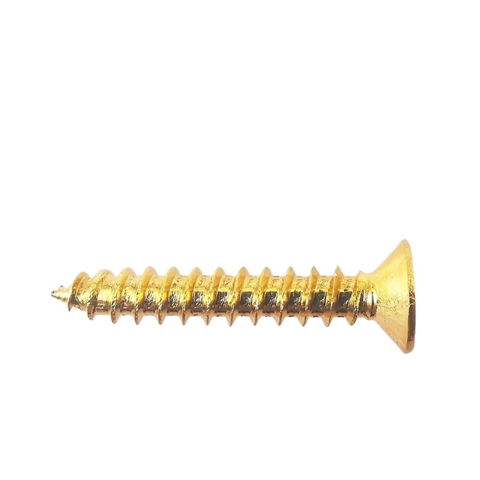 Kupfer Senkholzschrauben M3-M5 – Kreuzschlitz Pozi, Flachkopf, 6-40mm, Selbstschneidend