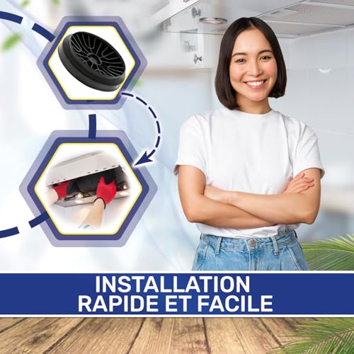 Filtre charbon hotte Ø187mm compatible Bosch Siemens Neff Constructa Balay par Monteral